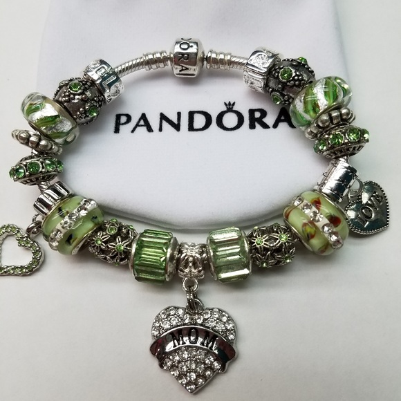 Pandora Jewelry - Authentic Sterling Pandora Bracelet/Euro CharmsNEW